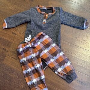 Boutique Baby Boy Toddler Fall Outfit